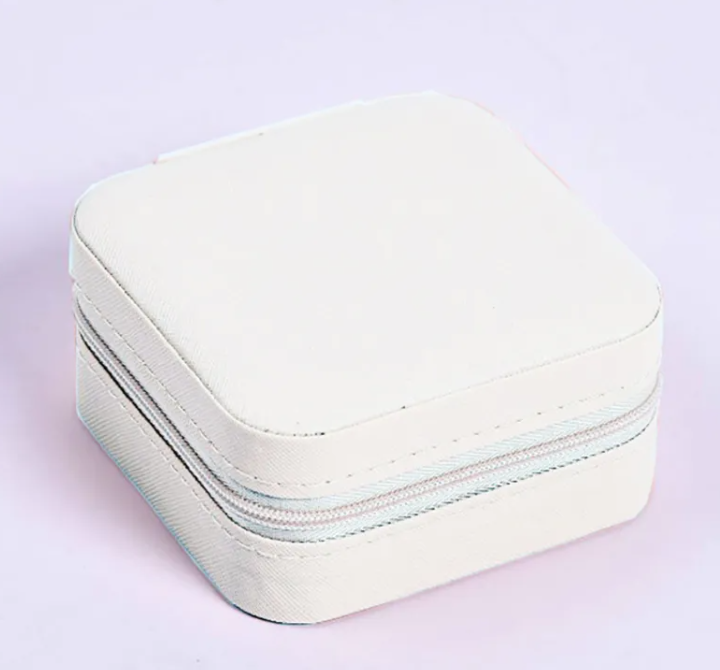 Compact PU Leather Jewelry Organizer