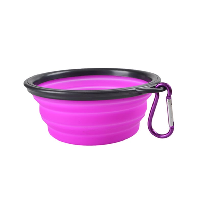 Collapsible Silicone Dog Bowl for Pets