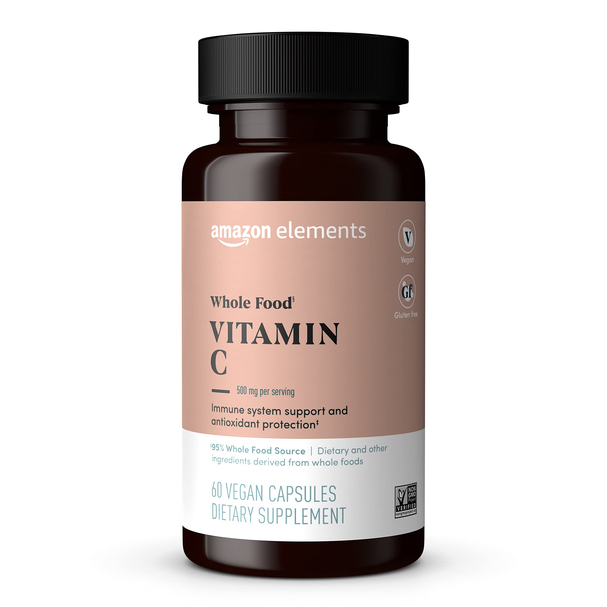 Amazon Elements Whole Food Vitamin C 60 capsules